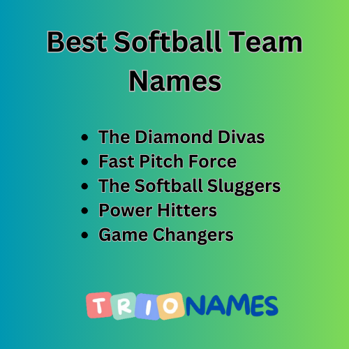 Softball Team Names