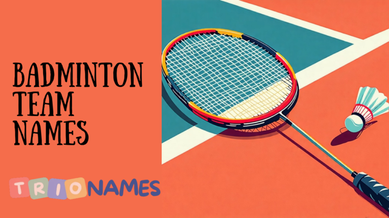 Badminton Team Names